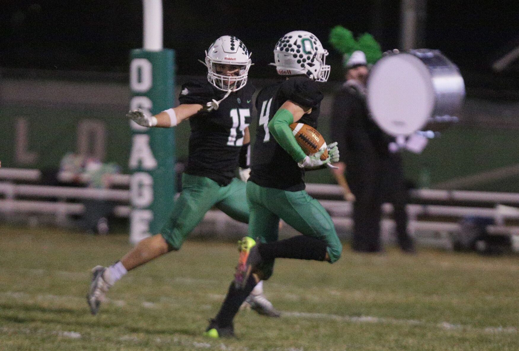 Osage football vs Clarion-Goldfield-Dows - Street, Onken